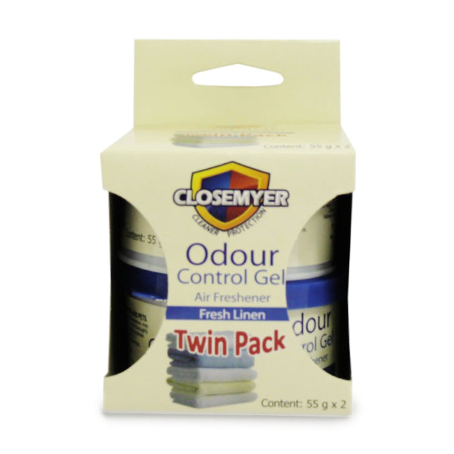 Closemyer Air Freshener Gel Fresh Linen 2 x 55G x 6 - Bulk Haven