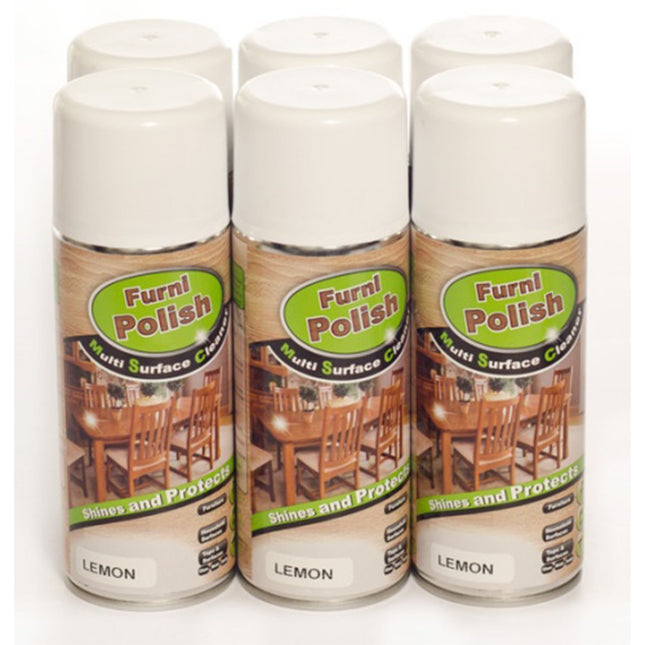 Furni Polish Lemon 400ML x 6 - Bulk Haven