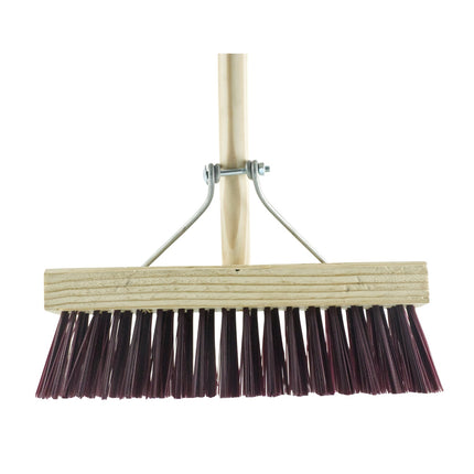 Broom Platform Hard (Brown) 300MM x 6 - Bulk Haven