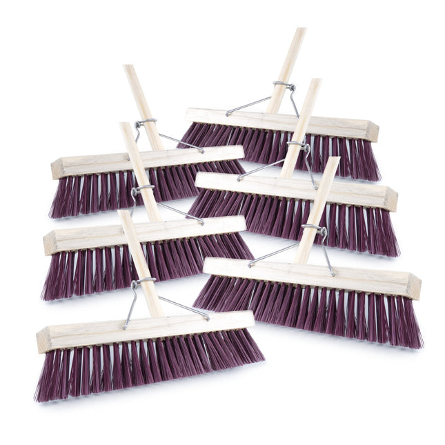 Broom Platform Hard (Brown) 460MM x 6