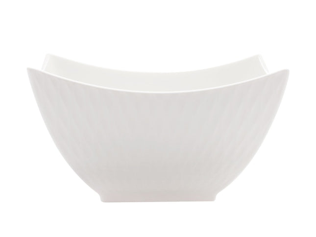 Maxwell & Williams White Basics Diamonds Square Soup Bowl 16cm - Bulk Haven